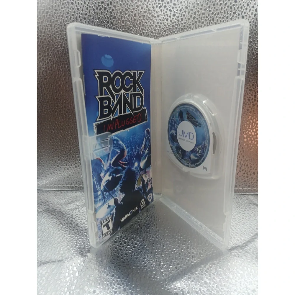 Rock Band Unplugged Sony PSP 2009 CIB Complete with Manual UMD ULUS-10418